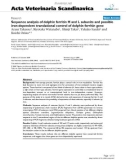 Báo cáo khoa học: Sequence analysis of dolphin ferritin H and L subunits and possible iron-dependent translational control of dolphin ferritin gene