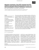 Báo cáo khoa học: Allosteric properties of the GTP activated and CTP inhibited uracil phosphoribosyltransferase from the thermoacidophilic archaeon Sulfolobus solfataricus