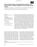 Báo cáo khoa học: The C-terminal region of the proprotein convertase 1⁄ 3 (PC1⁄ 3) exerts a bimodal regulation of the enzyme activity in vitro