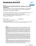 Báo cáo y học: Marked alveolar apoptosis/proliferation imbalance in end-stage emphysema