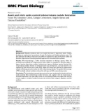 báo cáo khoa học: Auxin and nitric oxide control indeterminate nodule formation