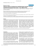 Báo cáo y học: Adverse effects of adenovirus-mediated gene transfer of human transforming growth factor beta 1 into rabbit knees