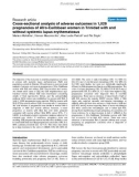 Báo cáo y học: Cross-sectional analysis of adverse outcomes in 1,029 pregnancies of Afro-Caribbean women in Trinidad with and without systemic lupus erythematosus