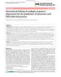 Báo cáo sinh học: Hierarchical folding of multiple sequence alignments for the prediction of structures and RNA-RNA interactions