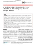 Báo cáo sinh học: A simple, practical and complete O -time Algorithm for RNA folding using the FourRussians Speedup