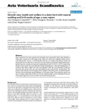 Báo cáo khoa học: Growth rate, health and welfare in a dairy herd with natural suckling until 6–8 weeks of age: a case repor