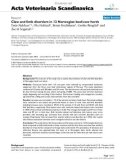 Báo cáo khoa học: Claw and limb disorders in 12 Norwegian beef-cow herds