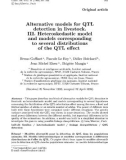 Báo cáo khoa hoc: Alternative models for QTL detection in livestock. III. Heteroskedastic model and models corresponding to several distributions of the QTL effect