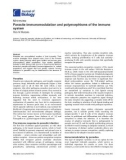 Báo cáo sinh học: Parasite immunomodulation and polymorphisms of the immune system