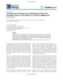 Báo cáo sinh học: Estimating rates and patterns of morphological evolution from phylogenies: lessons in limb lability from Australian Lerista lizards