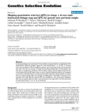 Báo cáo sinh học: Mapping quantitative trait loci (QTL) in sheep. I. A new male framework linkage map and QTL for growth rate and body weight