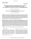 Báo cáo lâm nghiệp: Variations of construction cost associated to leaf area renewal in saplings of two co-occurring temperate tree species (Acer platanoides L. and Fraxinus excelsior L.) along a light gradient