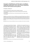 Báo cáo lâm nghiệp: Neuroptera, Raphidioptera and Mecoptera assemblages inhabiting young spruce (Picea abies) forests: dominance structure and seasonal activity patterns