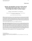 Báo cáo khoa học: Density and population structure of the natural regeneration of Scots pine (Pinus sylvestris L.) in the High Ebro Basin (Northern Spain)