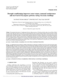 Báo cáo lâm nghiệp: Drought conditioning improves water status, stomatal conductance and survival of Eucalyptus globulus subsp. bicostata seedlings