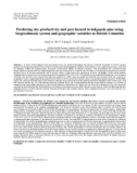 Báo cáo lâm nghiệp: Predicting site productivity and pest hazard in lodgepole pine using biogeoclimatic system and geographic variables in British Columbia