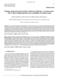 Báo cáo lâm nghiệp: Tension wood occurrence in three cultivars of Populus × euramericana. Part I: Inter-clonal and intra-tree variability of tension wood