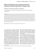 Báo cáo lâm nghiệp: Eﬀect of Melampsora larici-populina on growth and biomass yield of eight clones of Populus nigra