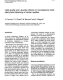 Báo cáo lâm nghiệp: Light-quality and -quantity effects on monoterpene-mediated photo-bleaching of conifer needles