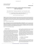 Báo cáo lâm nghiệp: Comparison of ecosystem C pools in three forests in Spain and Latin America