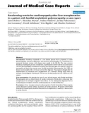 Báo cáo khoa hoc: Accelerating restrictive cardiomyopathy after liver transplantation in a patient with familial amyloidotic polyneuropathy: a case report