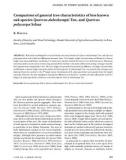 Báo cáo lâm nghiệp: Comparison of general tree characteristics of less known oak species Quercus dalechampii Ten. and Quercus polycarpa Schur