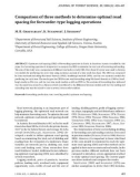 Báo cáo lâm nghiệp: Comparison of three methods to determine optimal road spacing for forwarder-type logging operations