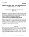 Báo cáo lâm nghiệp: Designing decision support tools for Mediterranean forest ecosystems management: a case study in Portugal