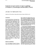 Báo cáo khoa học: Evaluation of some markers of vigor in seedlings of Douglas fir (Pseudotsuga menziesii (Mirb.) Franco)