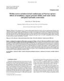 Báo cáo lâm nghiệp: Within-crown variation in leaf conductance of Norway spruce: effects of irradiance, vapour pressure deficit, leaf water status and plant hydraulic constraints