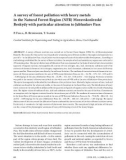 Báo cáo lâm nghiệp: A survey of forest pollution with heavy metals in the Natural Forest Region (NFR) Moravskoslezské Beskydy with particular attention to Jablunkov Pass