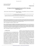 Báo cáo lâm nghiệp: An improved micropropagation protocol for stone pine (Pinus pinea L.)