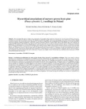 Báo cáo lâm nghiệp: Mycorrhizal associations of nursery grown Scots pine (Pinus sylvestris L.) seedlings in Poland