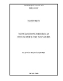 Luận văn Thạc sĩ Luật học: Người làm chứng theo Bộ luật Tố tụng hình sự Việt Nam năm 2015