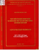 Luận văn Thạc sĩ Quản trị kinh doanh: Phát triển tín dụng doanh nghiệp tại Ngân hàng TMCP Sài Gòn Công Thương - Chi nhánh Hoàn Kiếm