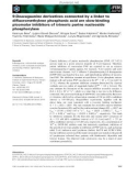 Báo cáo khoa học: 9-Deazaguanine derivatives connected by a linker to diﬂuoromethylene phosphonic acid are slow-binding picomolar inhibitors of trimeric purine nucleoside phosphorylase