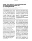 Báo cáo khoa học: Endotoxic activity and chemical structure of lipopolysaccharides from Chlamydia trachomatis serotypes E and L2 and Chlamydophila psittaci 6BC