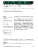 Báo cáo khoa học: The interaction of the Escherichia coli protein SlyD with nickel ions illuminates the mechanism of regulation of its peptidyl-prolyl isomerase activity