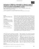 Báo cáo khoa học: Activation of PMCA by calmodulin or ethanol in plasma membrane vesicles from rat brain involves dissociation of the acetylated tubulin/PMCA complex