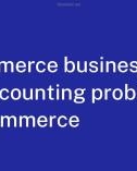 E-commerce business and accounting problems in e-commerce