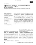 Báo cáo khoa học: Implication for buried polar contacts and ion pairs in hyperthermostable enzymes