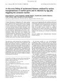 Báo cáo khoa học: In vivo cross-linking of nucleosomal histones catalyzed by nuclear transglutaminase in starﬁsh sperm and its induction by egg jelly triggering the acrosome reaction