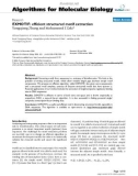 Báo cáo sinh học: EXMOTIF: efficient structured motif extraction