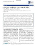 Báo cáo sinh học: Inferring causal phenotype networks using structural equation models