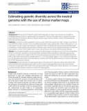 Báo cáo sinh học: Estimating genetic diversity across the neutral genome with the use of dense marker maps