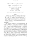 Báo cáo toán học: A Census of Vertices by Generations in Regular Tessellations of the Plane