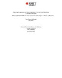 Master's thesis of Research: Exploring occupational and career implications of human capital specificity: A fine arts case study