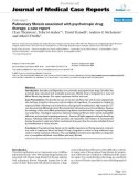 Báo cáo y học: Pulmonary fibrosis associated with psychotropic drug therapy: a case report