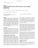 Báo cáo y học: Bench-to-bedside review: Resuscitation in the emergency department