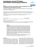 Báo cáo y học: Clinician performed resuscitative ultrasonography for the initial evaluation and resuscitation of trauma